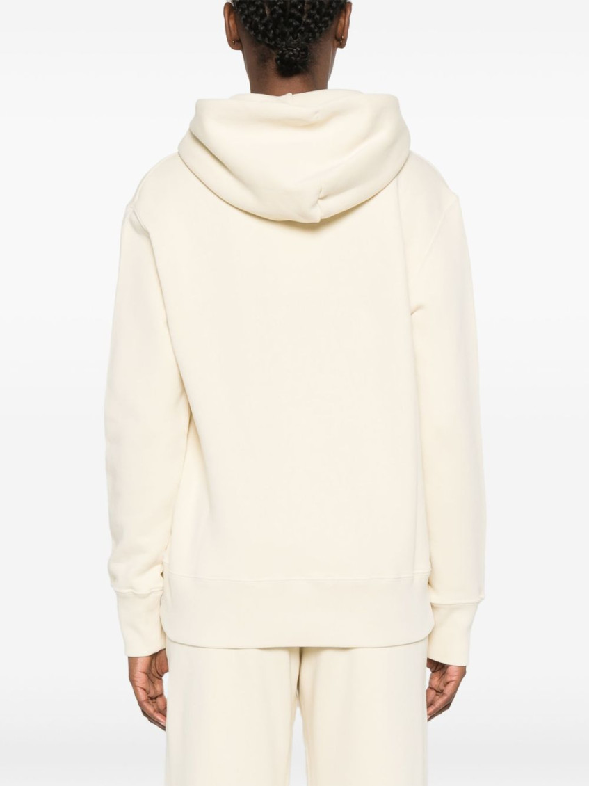 Logo-patch hoodie - Neutrals