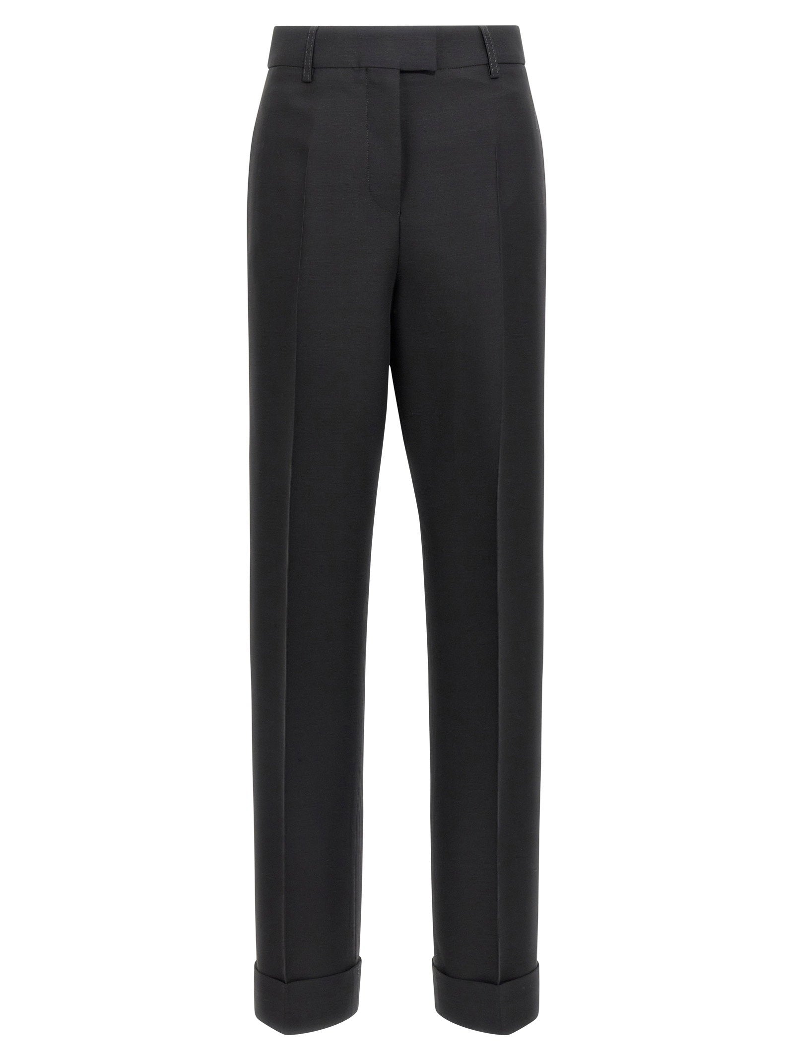 Stretched Pleated Trousers