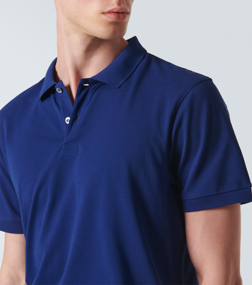 Cotton piqué polo shirt