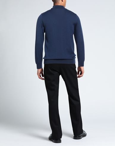 Man Turtleneck Midnight blue Size 46 Merino Wool