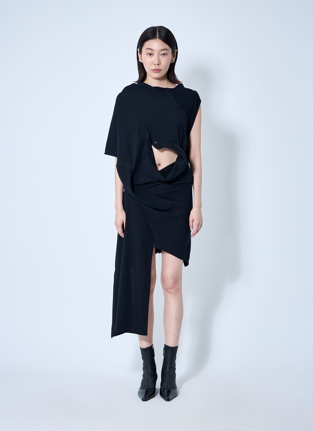 Draped Polo Dress