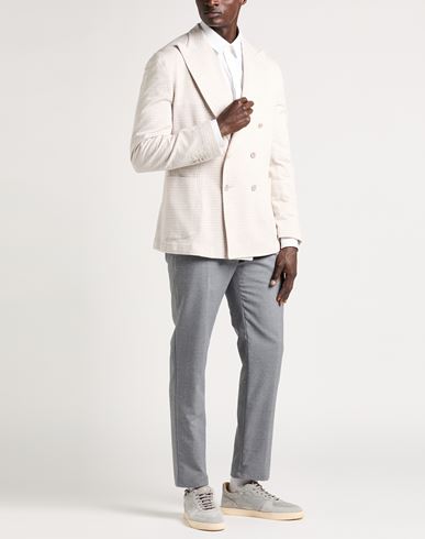 Dynamic Man Blazer Beige Size 42 Cotton, Linen