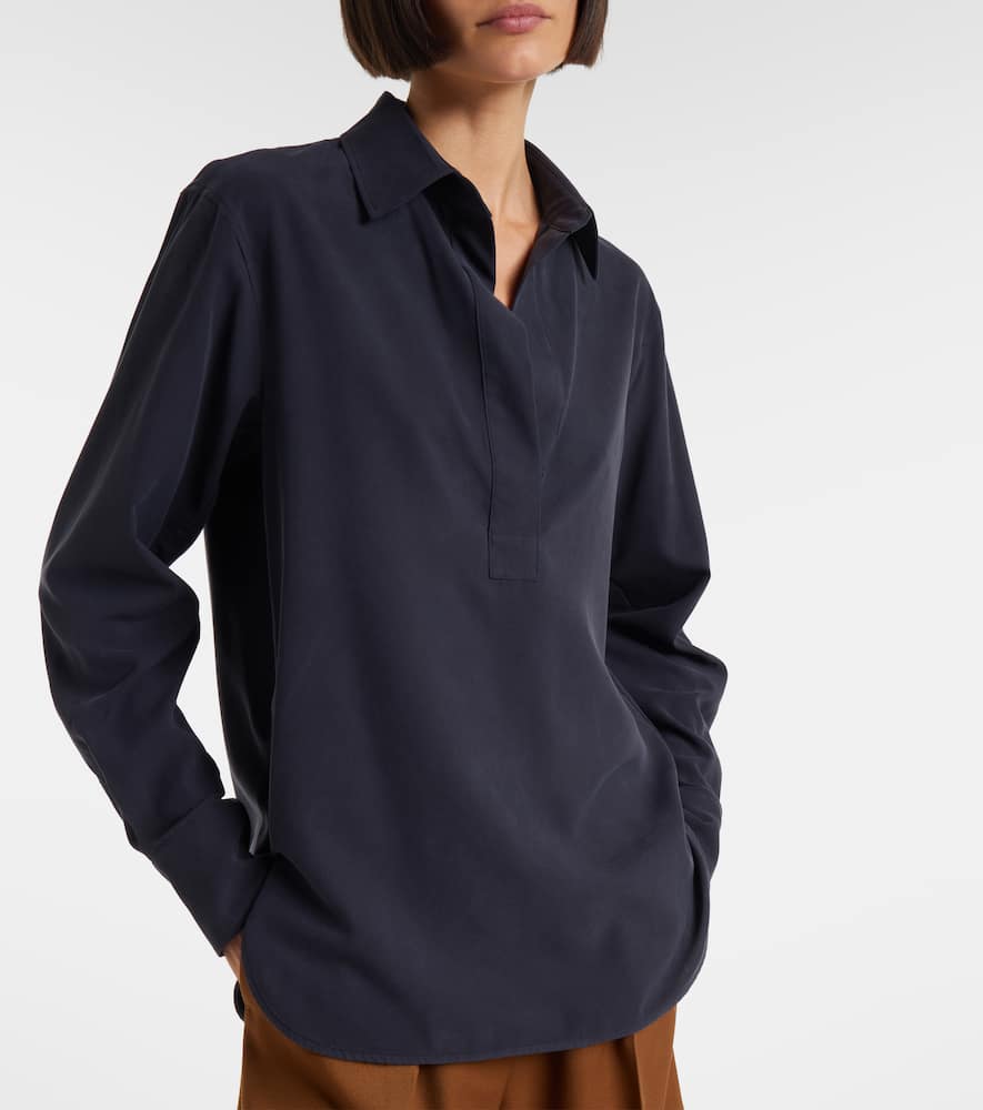 Mirko silk crêpe blouse