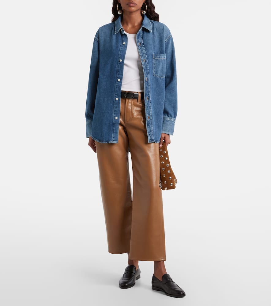 Faye cropped straight pants