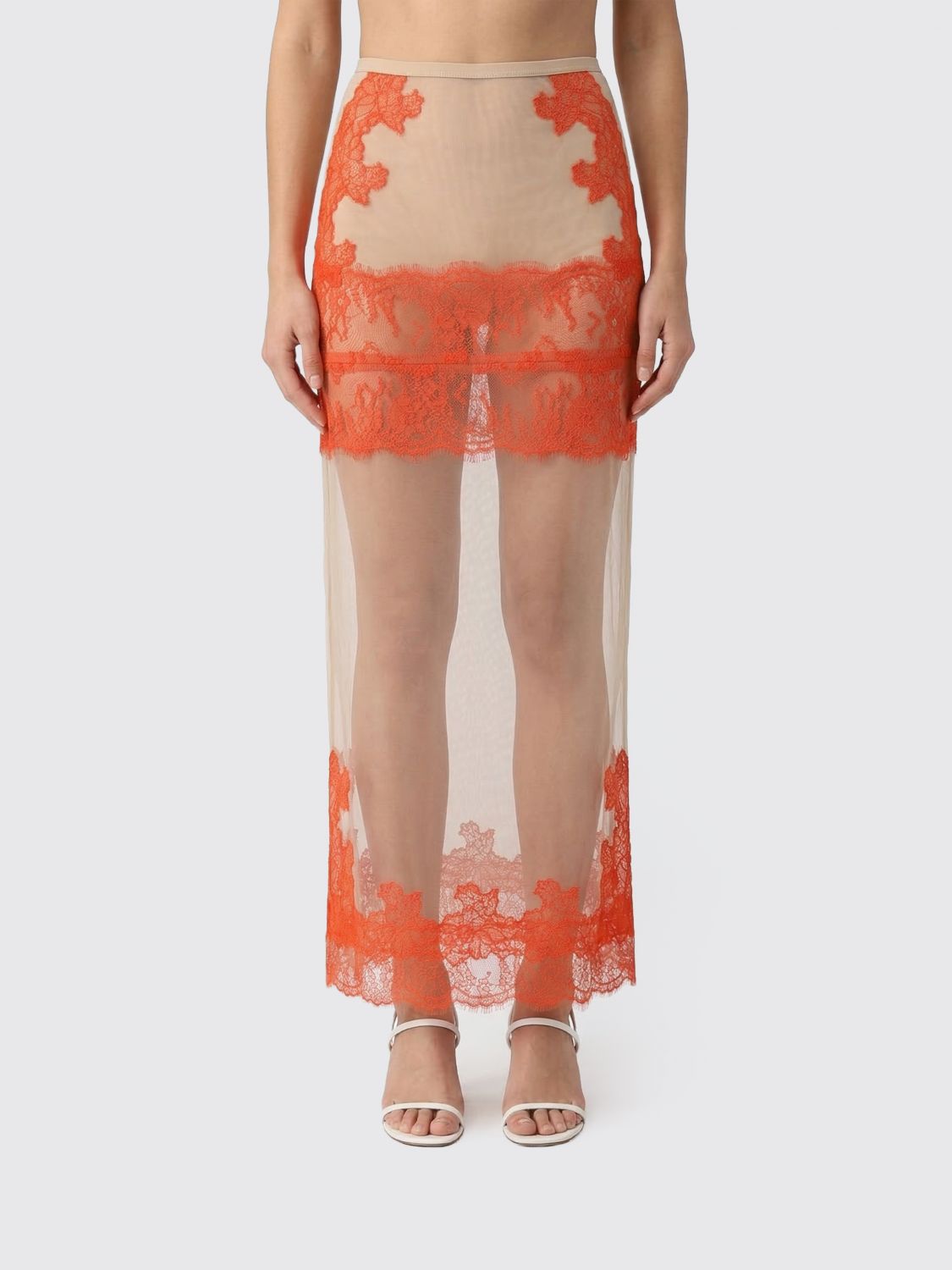Skirt Woman color Nude
