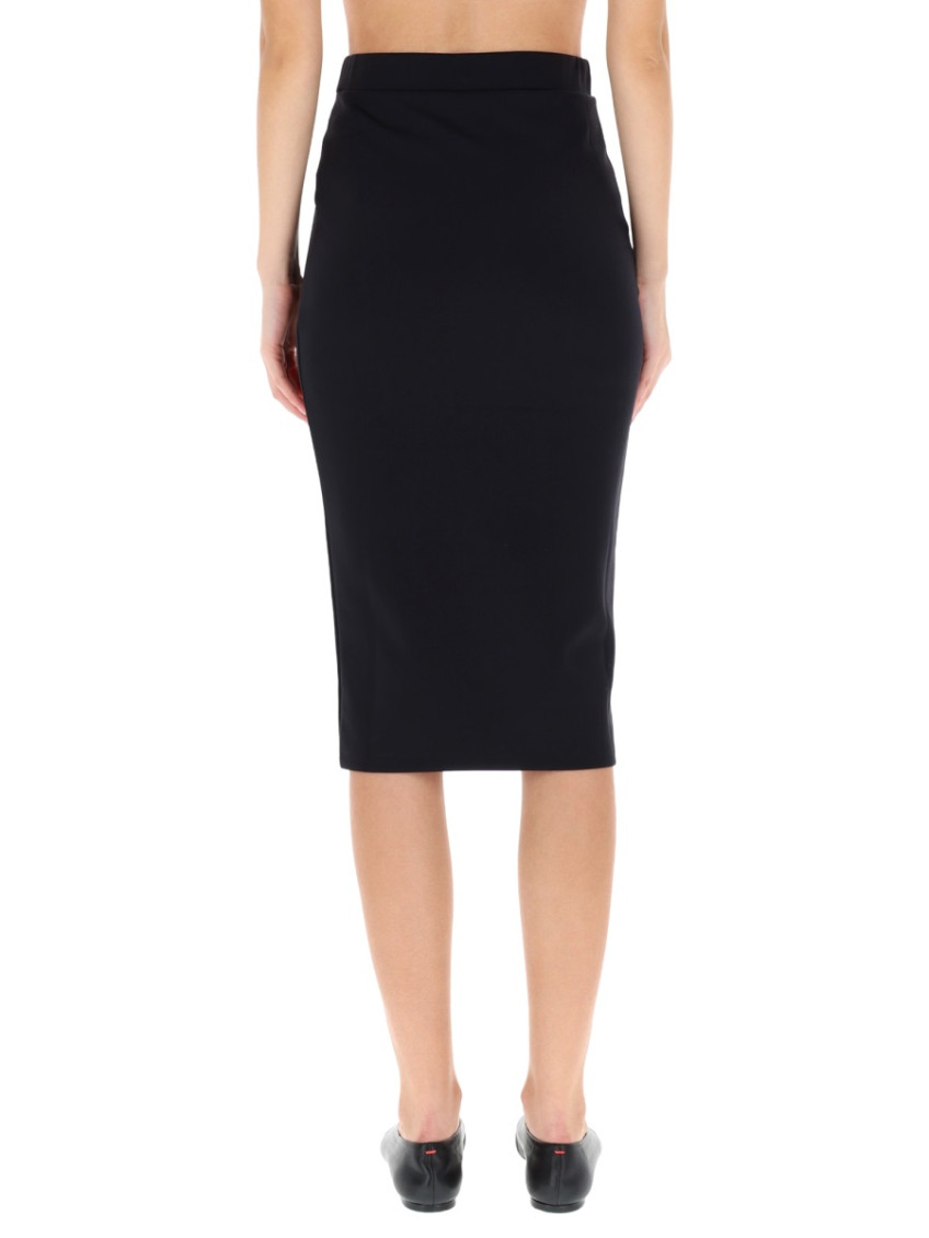 Off-White - comfortable midi skirt elastic waistband