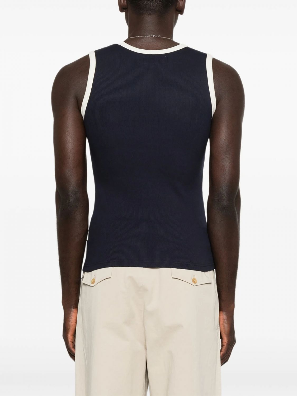 Tank Top Men color Beige