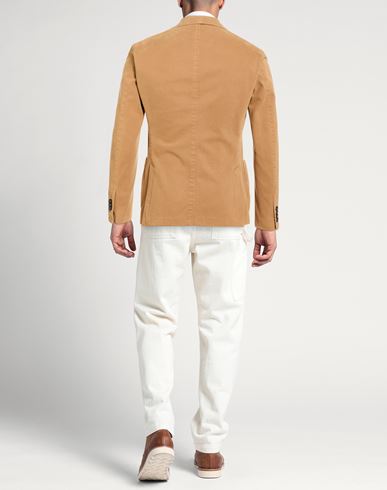 Man Blazer Sand Size 38 Cotton, Cashmere