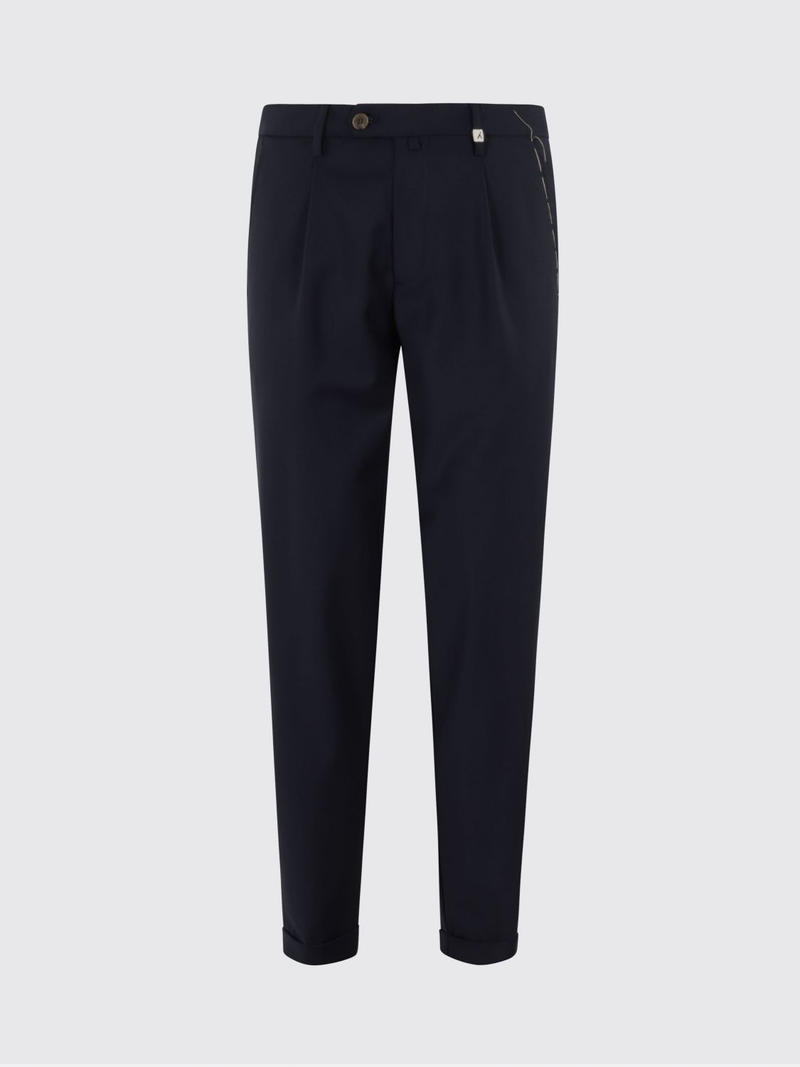 Pants Men color Blue
