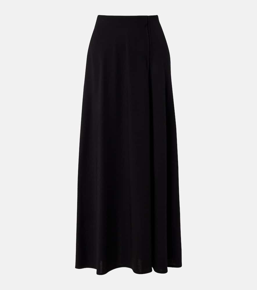 Stilla virgin wool midi skirt