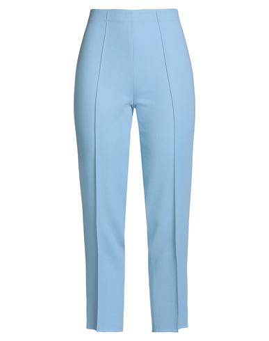Woman Pants Sky blue Size 8 Virgin Wool, Polyamide