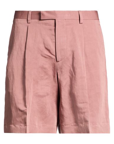 Man Shorts & Bermuda Shorts Antique rose Size 30 Linen, Tencel