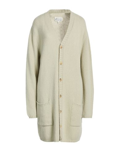 Woman Cardigan Sage green Size S Wool