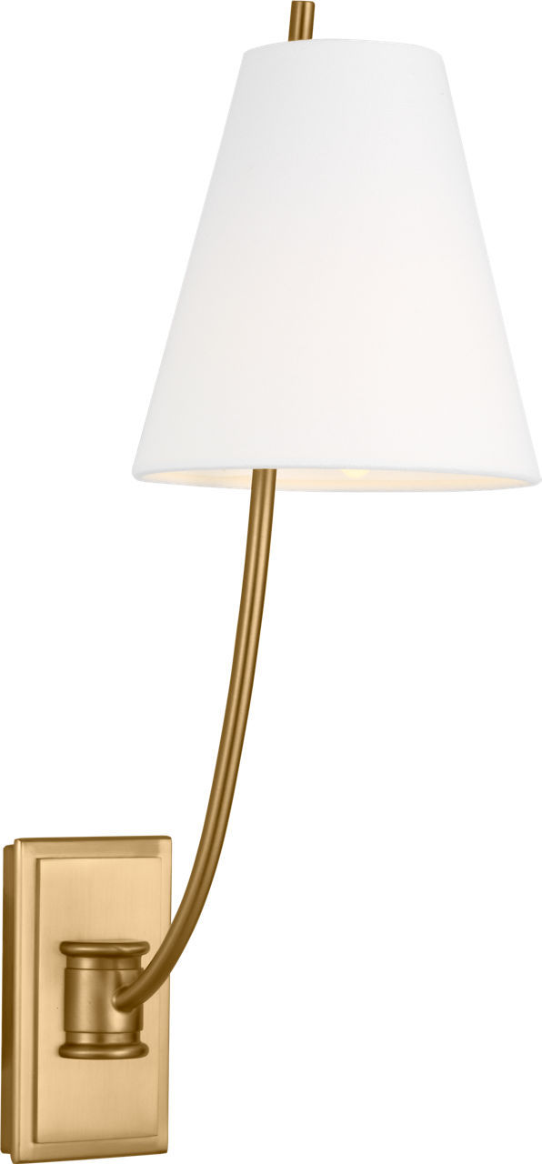 Burnished Brass Wall Sconce from the Marina Collection