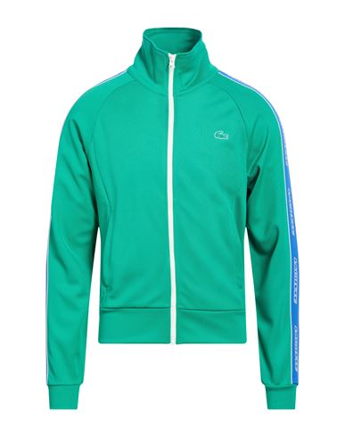 Man Sweatshirt Emerald green Size 6 Polyester