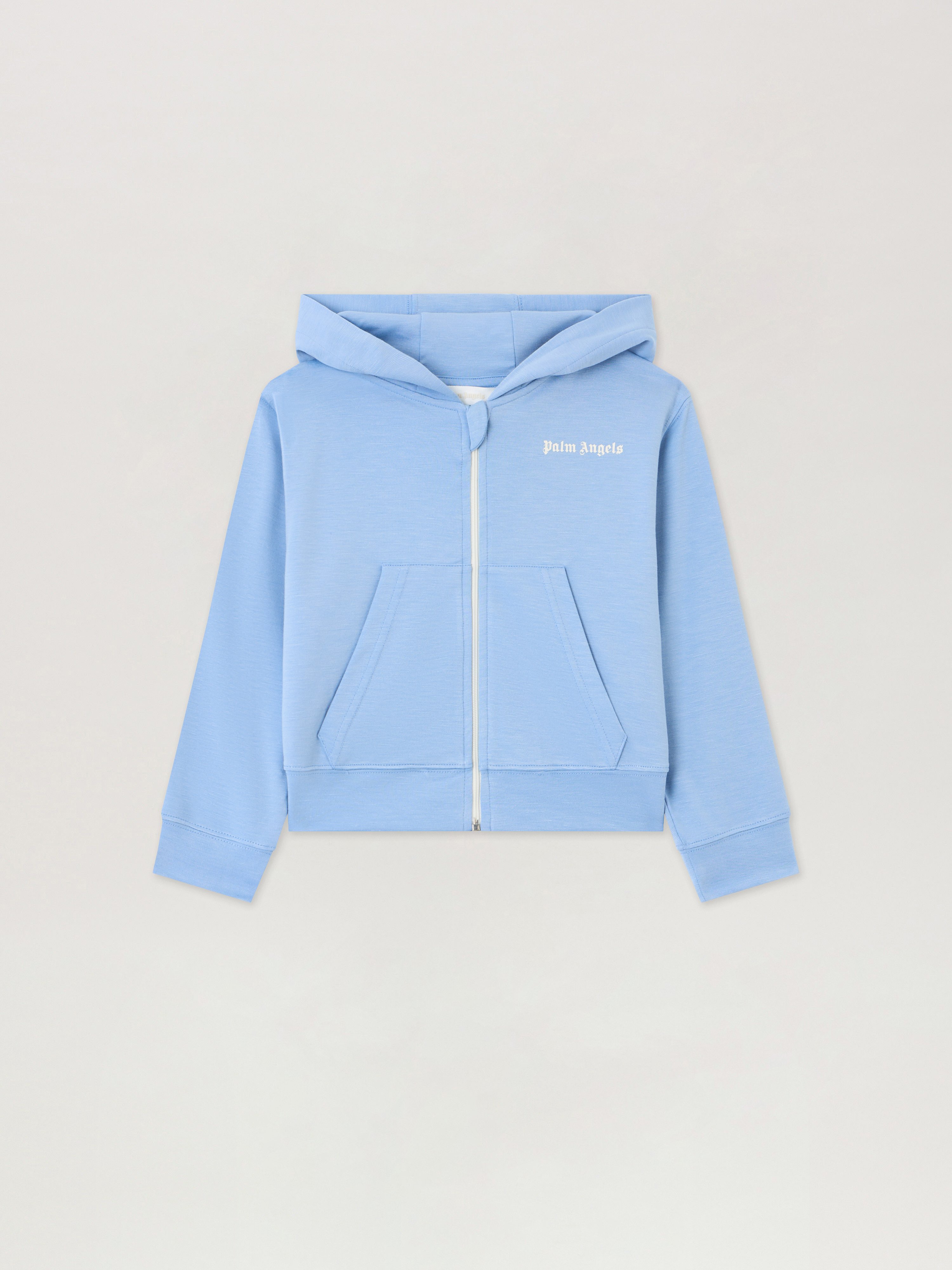 Track Hoodie Full Zip Kids  Celeste/light Blue