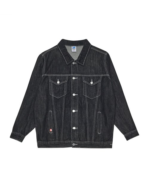 Stitched denim jacket