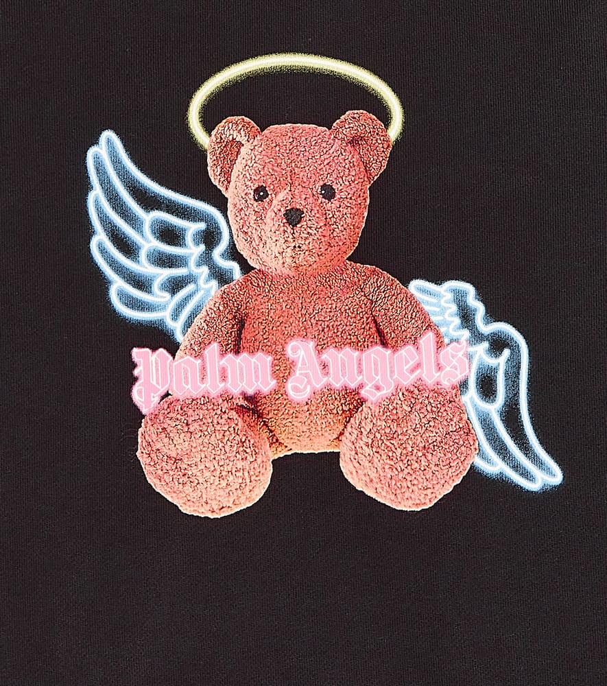 Palm Angels Kids Bear Angel cotton sweatshirt