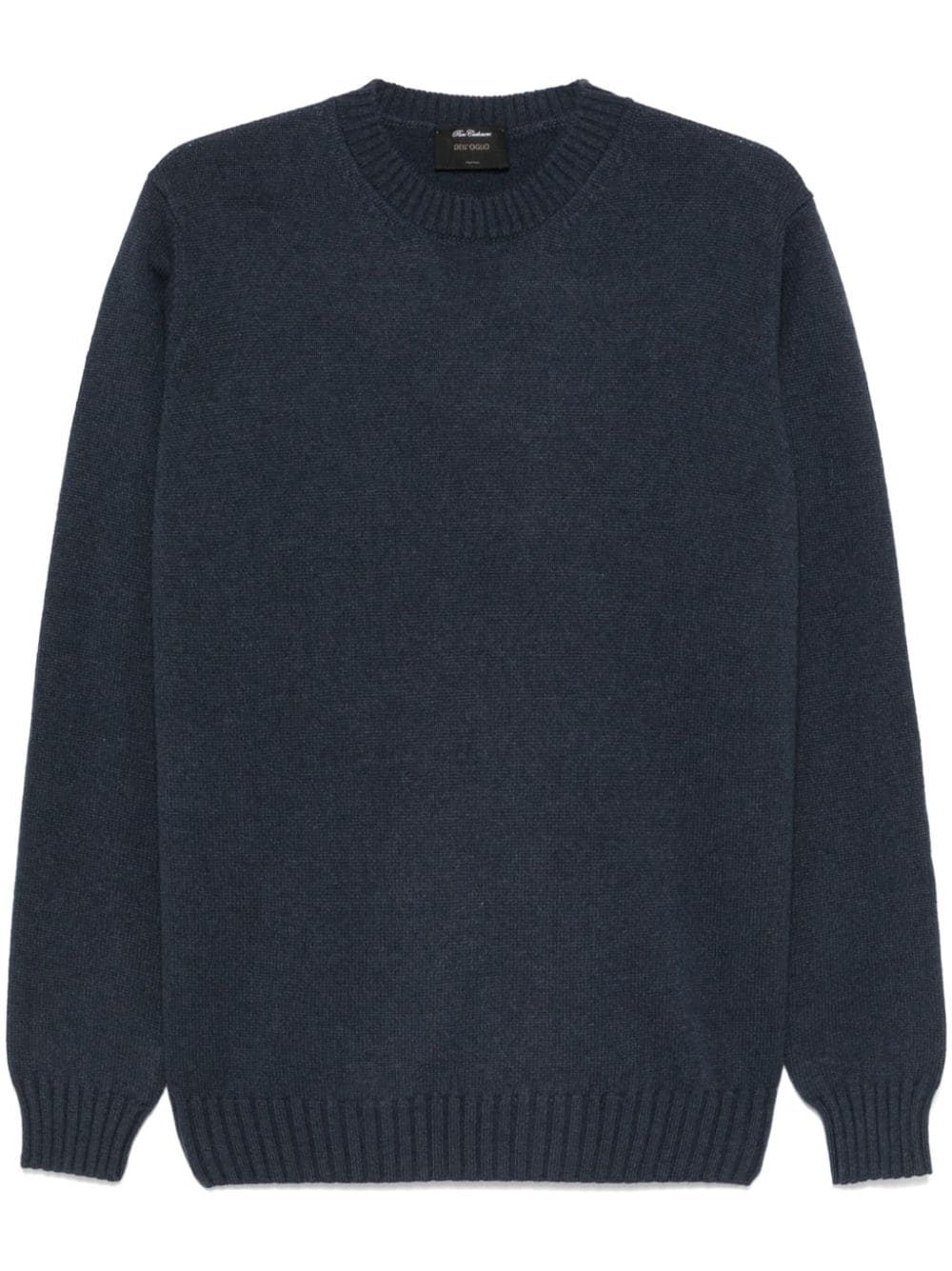 Ribbed-knit sweater - Blue