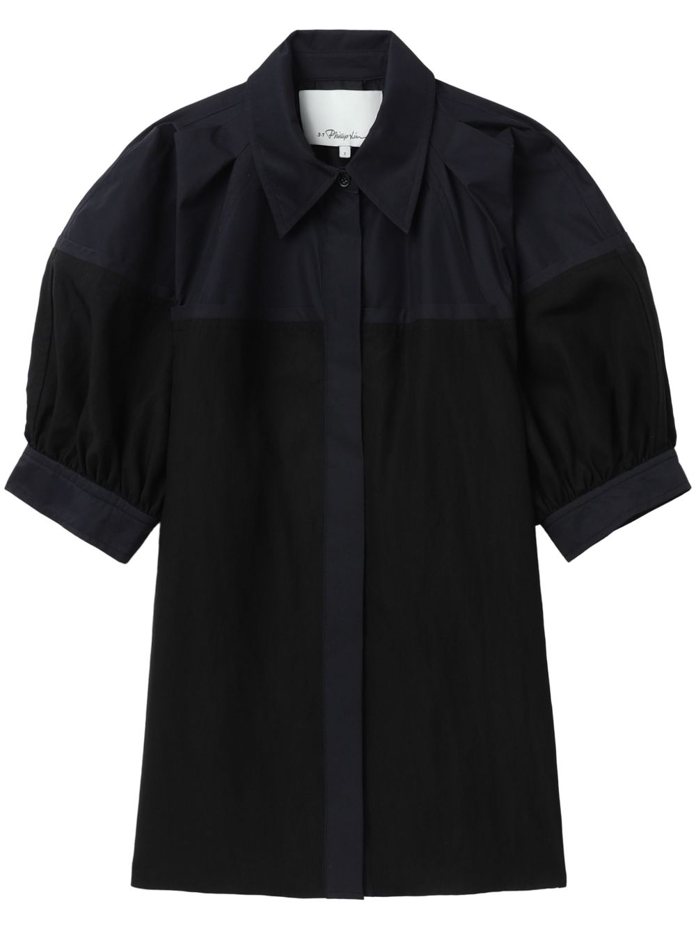 Two-tone shirt - Black