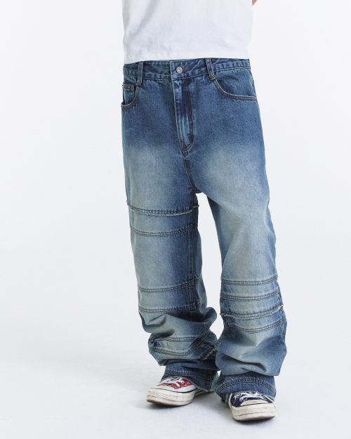 Bind Raw Cut Straight Denim Pants