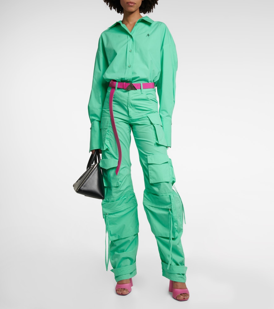 Diana cotton canvas shirt