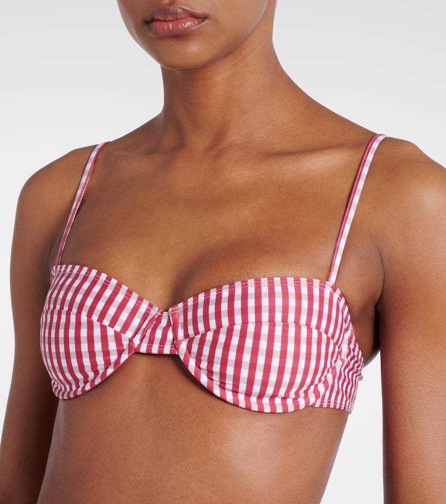 Faithfull Farrah gingham bikini top