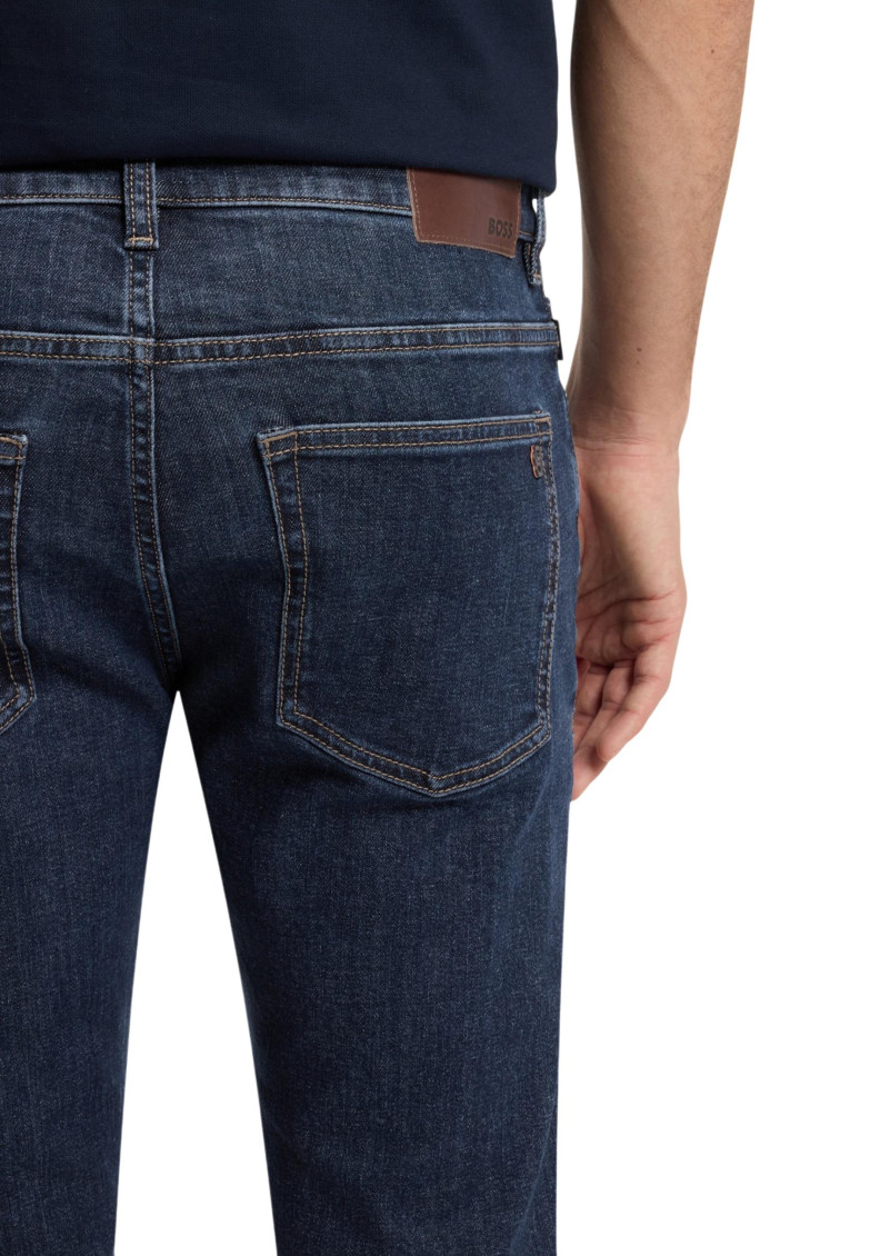 Dark Navy Mid Rise Jeans