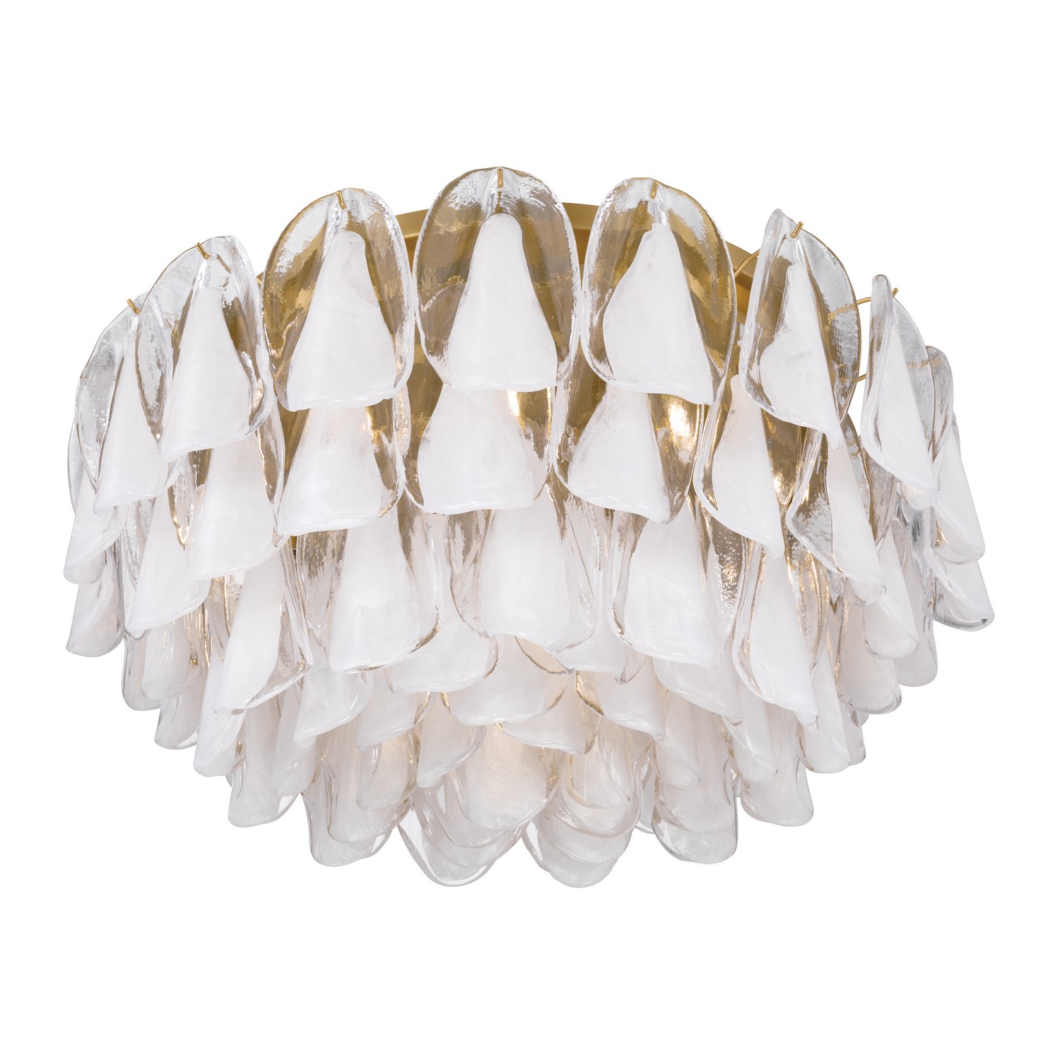 Legacy Brass Flush Mount from the Verla Crest Collection