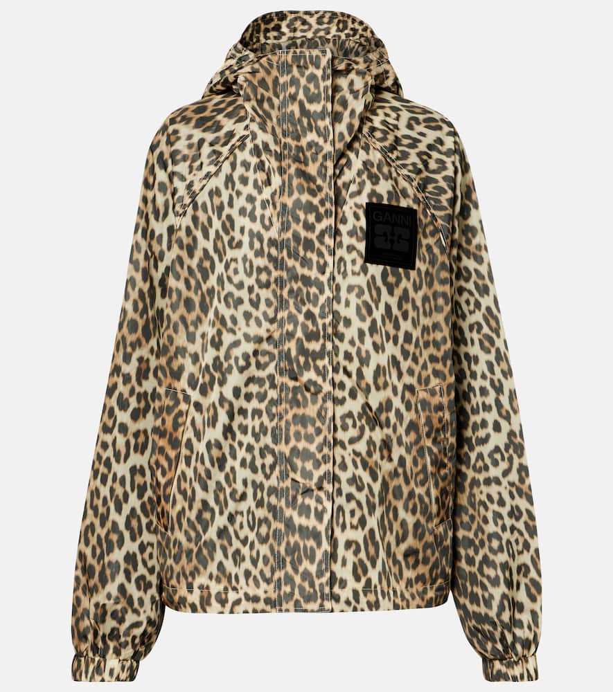 Leopard-print jacket