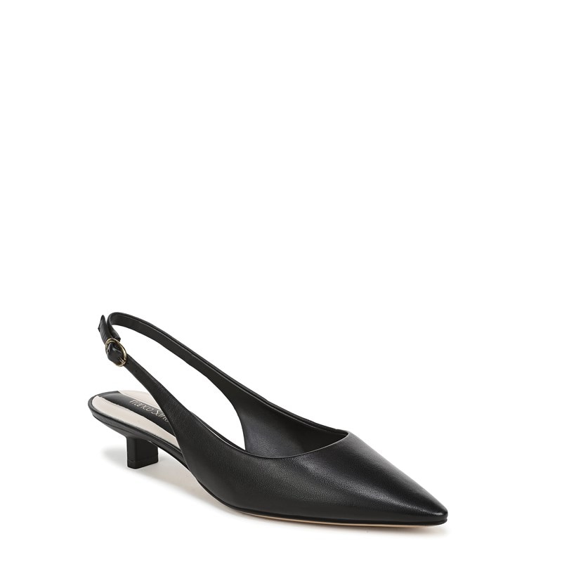 Women's Pura Slingback Shoes (Black Leather)
