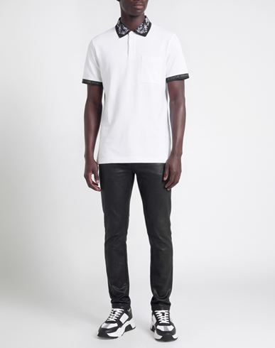 Man Polo shirt White Size M Cotton