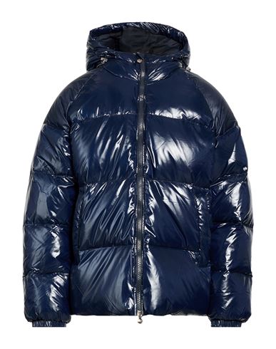 Man Puffer Blue Size L Polyamide, Recycled polyamide