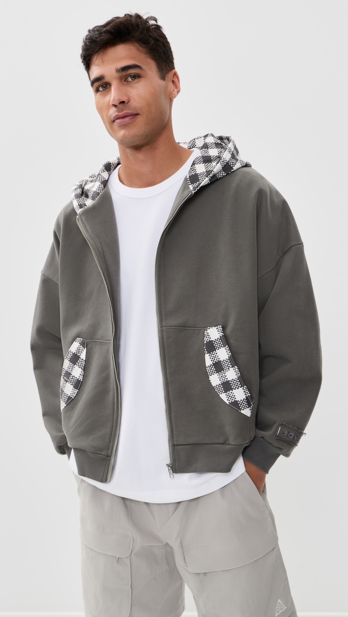 Shepards Zip Hoodie Grey