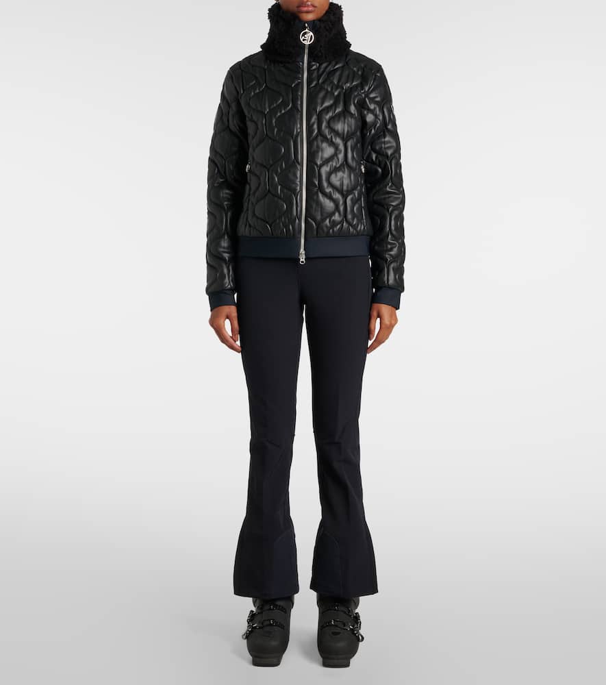 Leonie Special quilted faux leather jacket