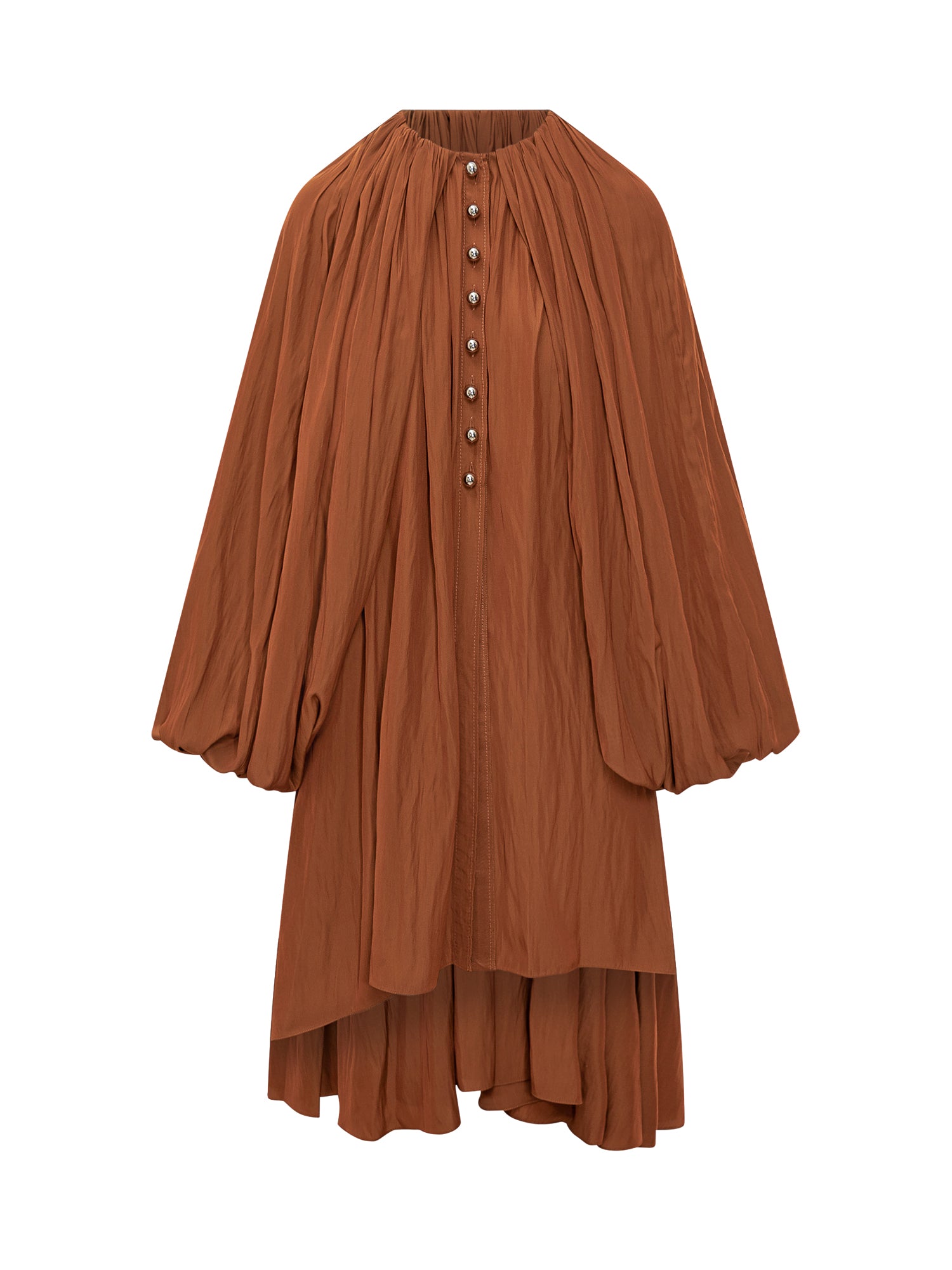 Elegant Puffed Mini Suit with Tailored Buttons