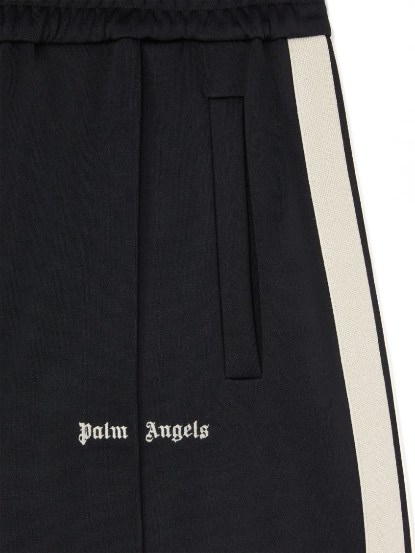 Logo track shorts - Black
