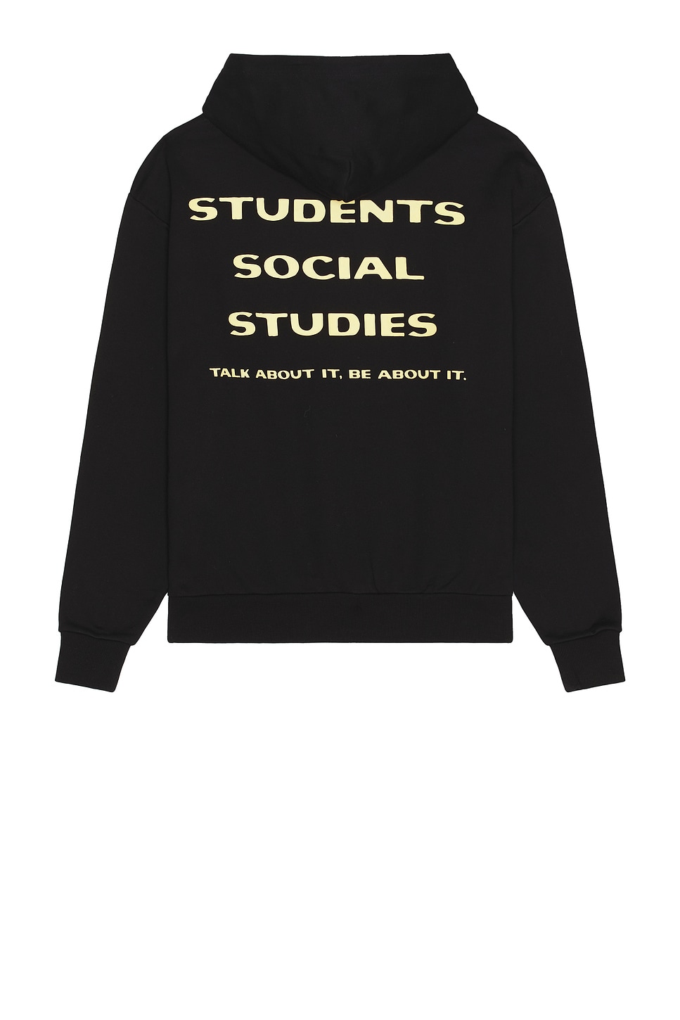 Students Golf Social Studies Fleece Pullover Hoodie in Black - Black. L also in S, M, XL/1X