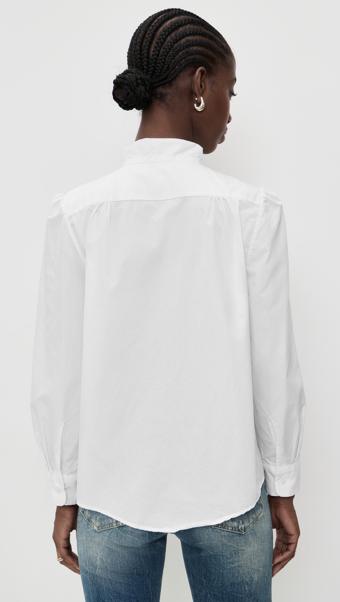 Neck Tie Shirt White