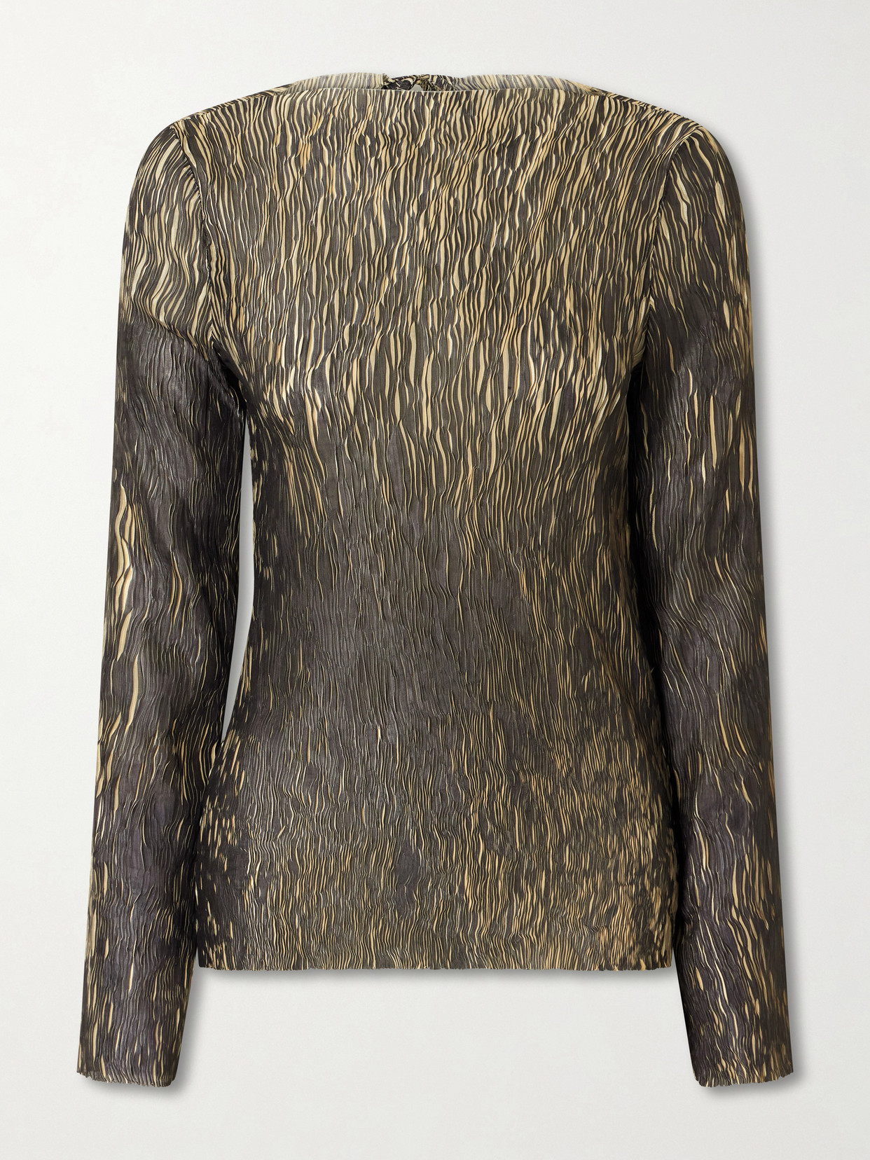 Plissé Blouse - Green