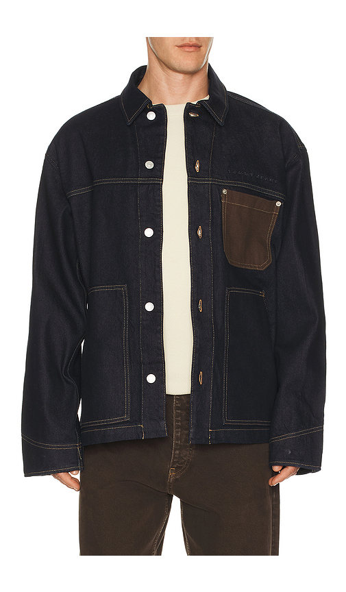 Tommy Jeans Chore Jacket in Blue. S. Also in