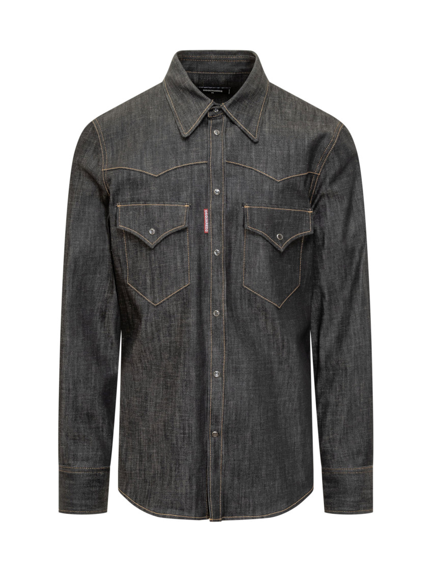 Black Regular Solid Shirt