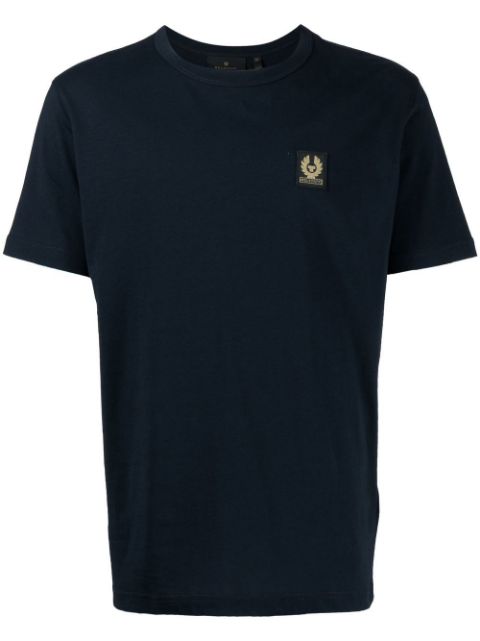 Logo-patch crew neck T-shirt