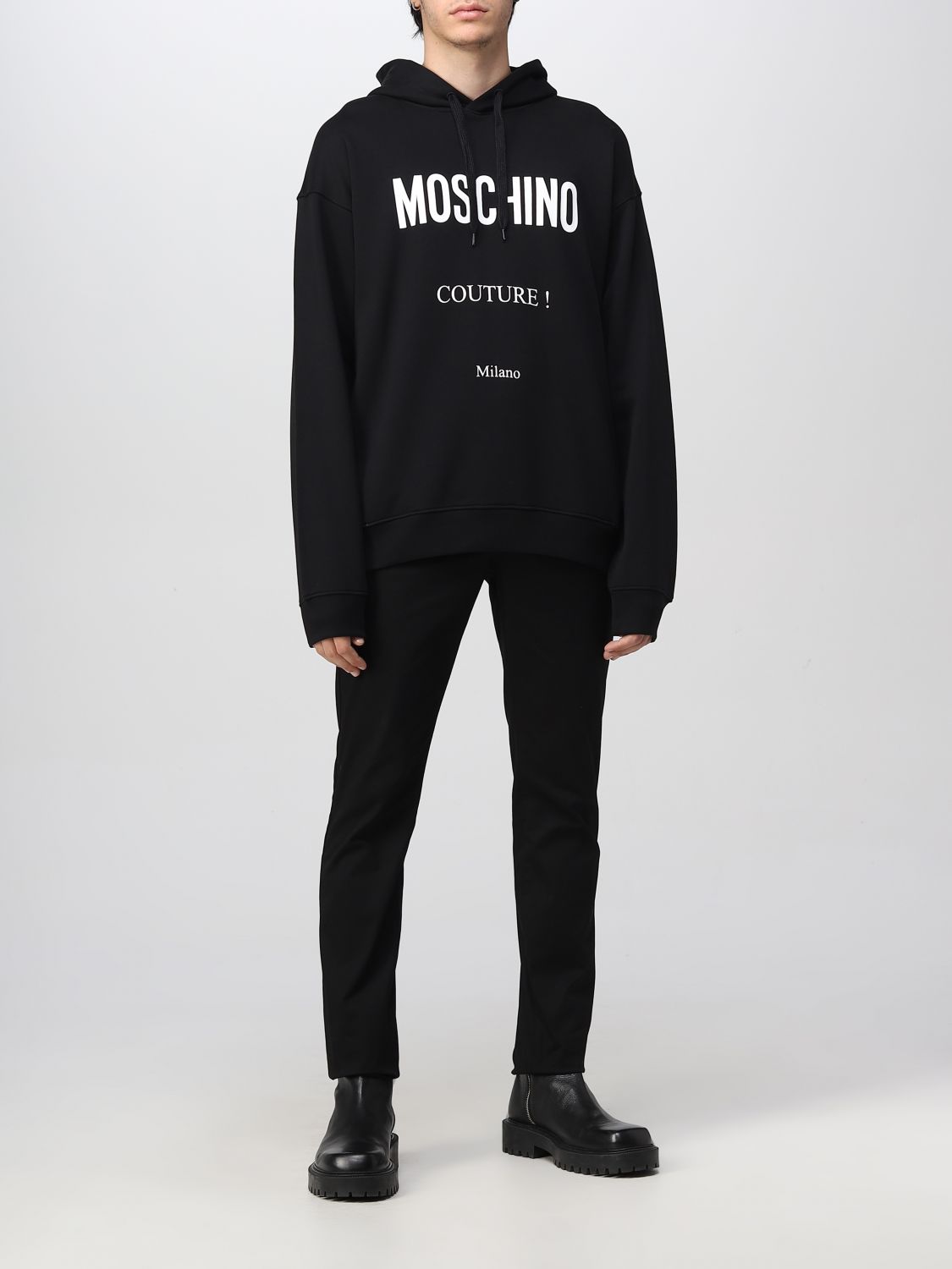 Sweatshirt Men color Black
