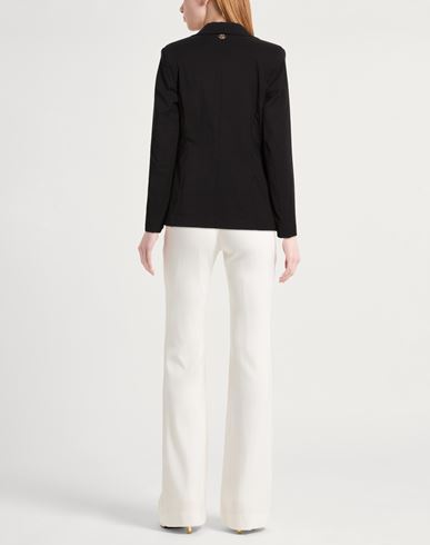 Woman Blazer Black Size 10 Viscose, Nylon, Elastane