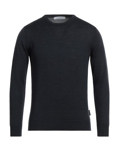 Man Sweater Blue Size M Merino Wool, Acrylic