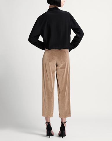 Woman Pants Taupe Size 10 Cotton, Modal, Elastane