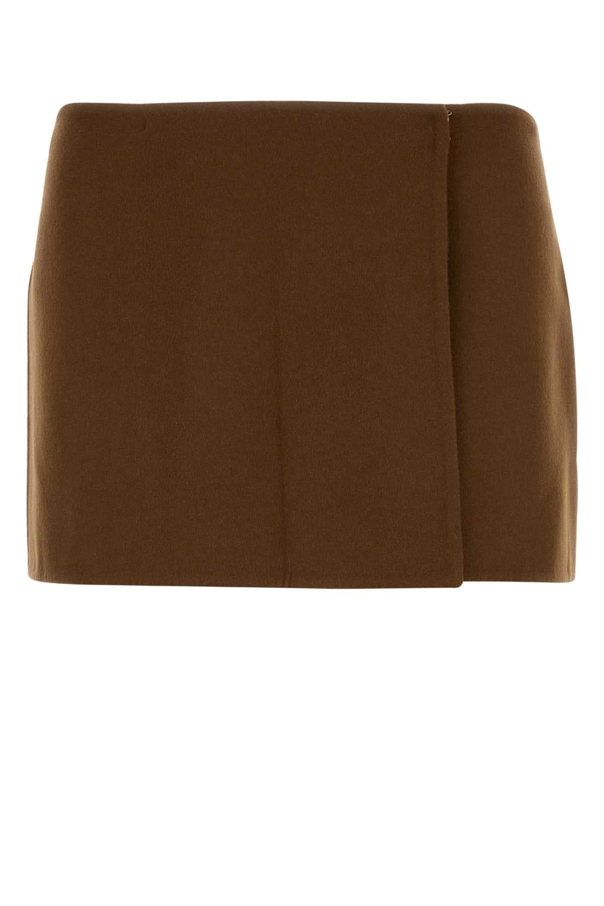 Gonne Mini Skirt — Brown
