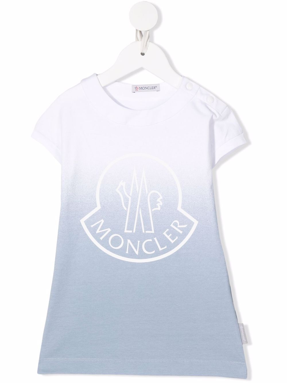 Gradient-effect T-shirt dress - Blue