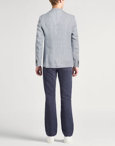 Man Blazer Light blue Size 40 Linen